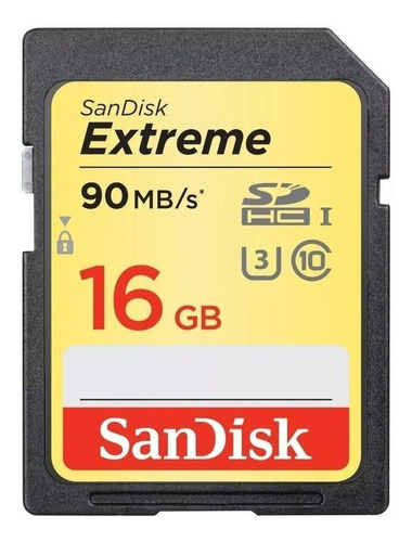 Tarjeta de memoria SanDisk SDSDXNE-016G-GNCIN  Extreme 16GB