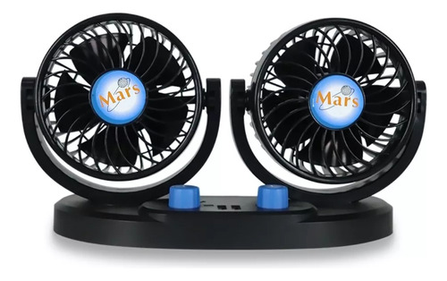 Ventilador Doble Automóvil 12v Accesorio Vehículo 360°/ R&c