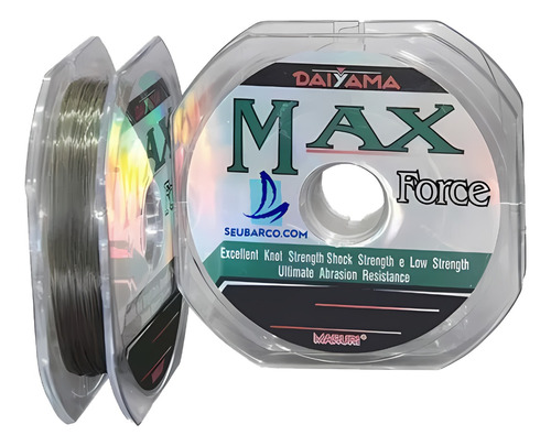 Linha Pesca Maruri Monofilamento Max Force 6 0,43mm 19,6kg