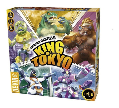 Juego De Mesa Devir King Of Tokyo 2da Edición +8