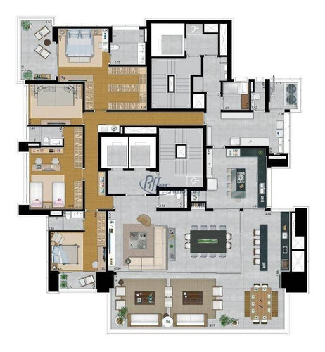 Imagem 3 de 20 de Apartamento Residencial À Venda, Tatuapé, São Paulo - Ap0223. - Ap0223