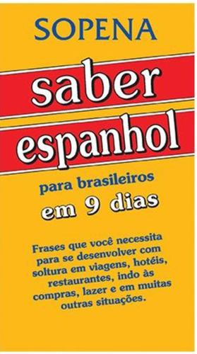 Saber Espanhol Para Brasileiros En 9 Dias