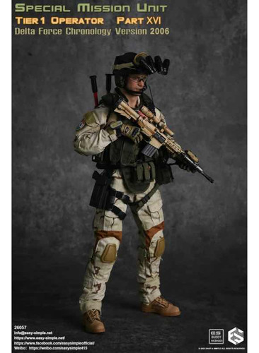 Figura 1/6 Smu Tier1 Operator Part Xvi Delta Force Dam Toys