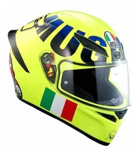 Capacete Agv K1 Mugiallo Amarelo Valentino Rossi 46