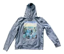 Comprar Aeropostale 100% Original Sudadera Azul Claro Con Estampado 