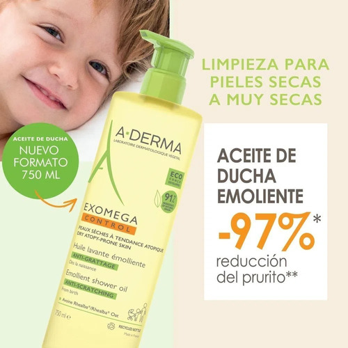  Aceite Exomega Aderma 750ml - Ml A $145