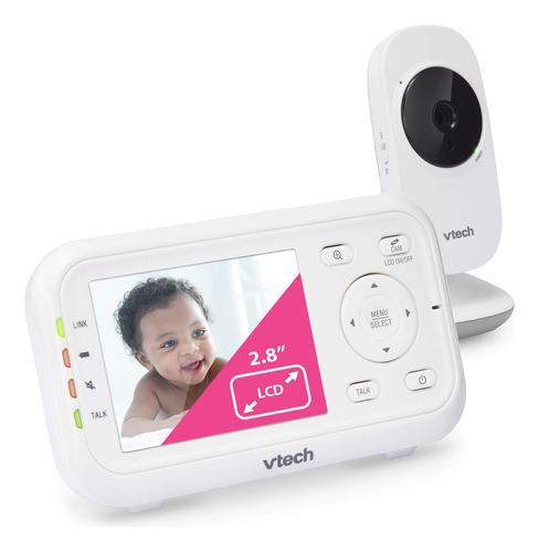 Vtech Monitor De Video Para Bebés Con Alcance De 1000 Pies,