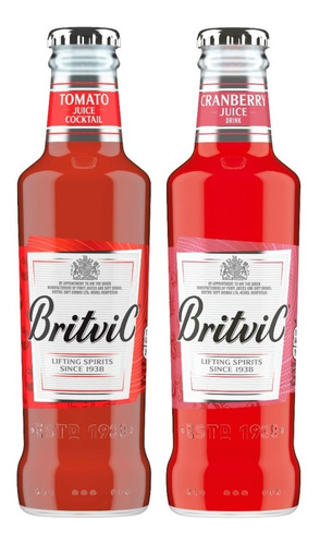 Britvic X24 Un Reino Unido Jugo De Tomate O Arandanos Rojos