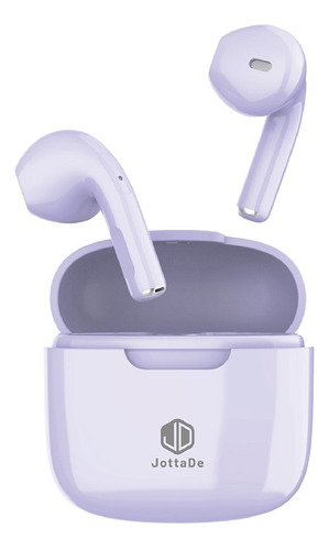 Auricular Inalambrico Jd Air Free Bluetooth In Ear Lila-*