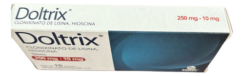 Doltrix Clonixinato Lisina, Hioscina 250mg 10mg 10 Tabletas