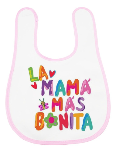 Babero Para Bebe Personalizado Varios Colores Ideal Regalo