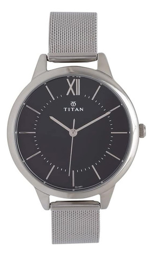 Titan Neo Reloj Analógico Para Mujer Con Esfera Negra