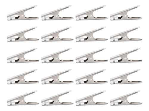 M 20 Pinzas De Acero Inoxidable Para Colgar Ropa