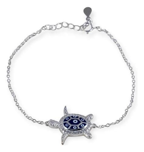 Pulsera Plata 925 Tortuga Kl173 - 32d