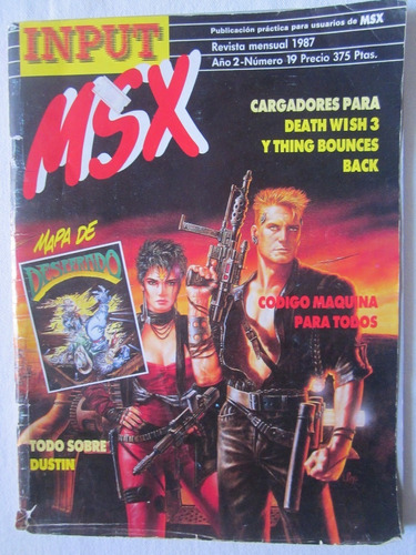Antigua Revista Video Juegos Imput Msx 1987 Nro 19