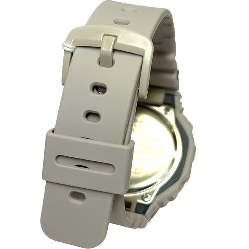 G-Shock Reloj Casio GMA-S2100NC-4ADR correa de protección con núcleo de carbono bisel gris fondo amarillo