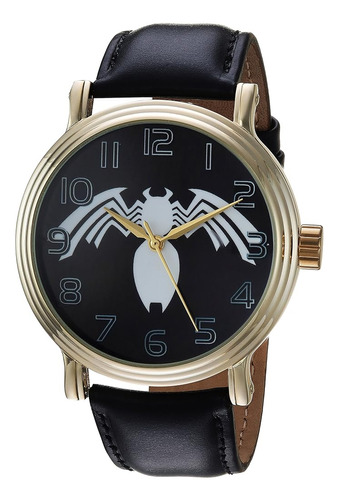 Marvel Spider-man Reloj De Cuarzo Analógico Vintage Para Adu