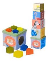 Comprar Cubos Apilables Caja Con Juego De Encastre Savannah