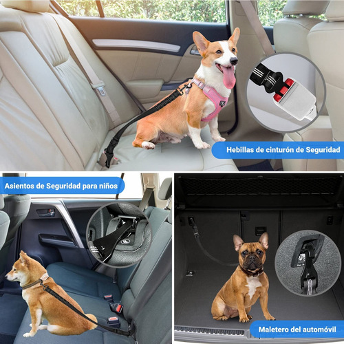 Arnés Para Perros Para Coche, Correa De Tela Para Perros