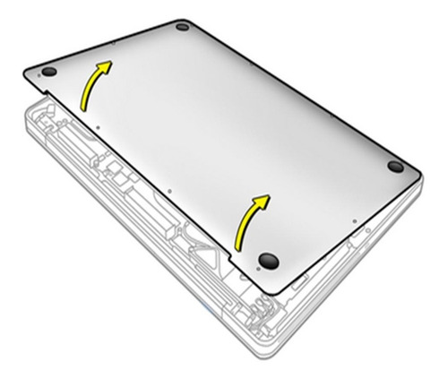 Tapones Tapa Inferior Macbook Pro Retina A1502 A1398