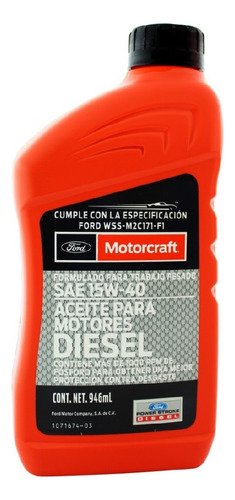 Repuestos Ford Aceite Original Motorcraft 15w40