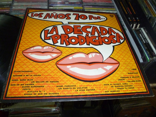 La Decada Prodigiosa- Los Años 70 Por...vinilo Promo