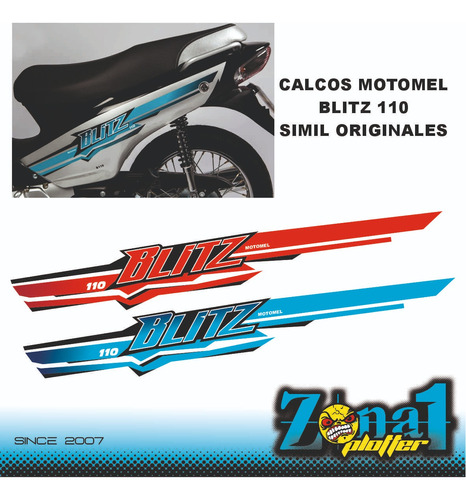 Calcos Motomel Blitz 110