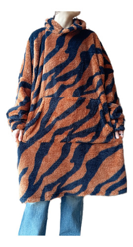 Pijama Manta Invierno, Suelto, Largo, Peluche Oversize Frio