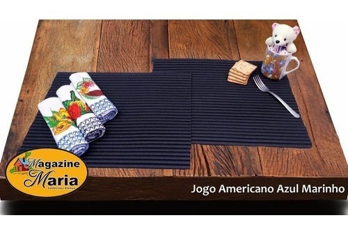 Jogo De Serviço Americano Tropical 4 Peças 35x43cm Liso