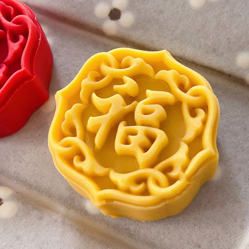 Personagens Moon Cake Mold Mid-autumn Festival Mooncake