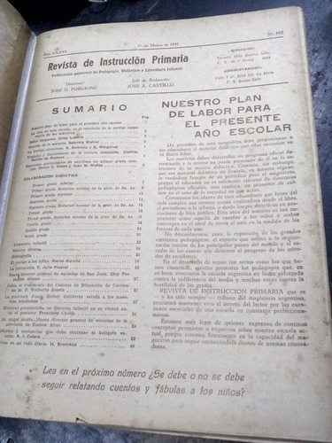 Revista De Instrucción Primaria. (1941/2). 