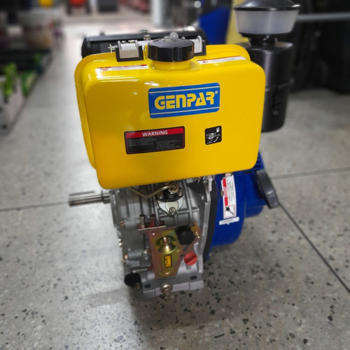 Motor Multiuso Diesel 10 Hp Eje Libre De Cuña Genpar