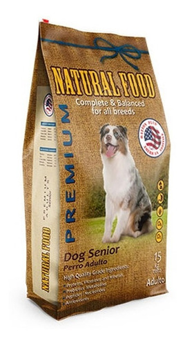 Natural Food Dog Senior 15kg Con Despacho Gratuito Chile!!