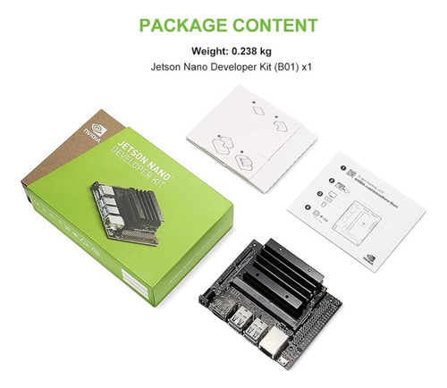 Nvidia Jetson Nano Kit De Desarrollador(945-13450-0000-100) Verde