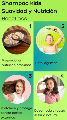 Shampoo Sólido Verseth Niños Limpieza Nutricion Vitaminas