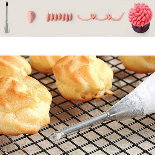 Creme Glacê Bico Bico Lady Lock Formas Cupcake Puff