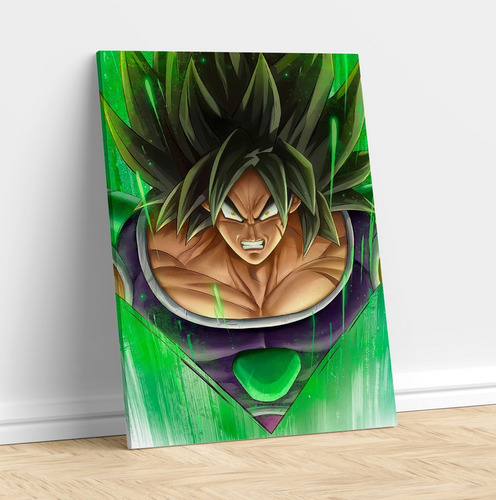 Cuadro Broly Dragon Ball Super Decorativo Modern Pieza Livin