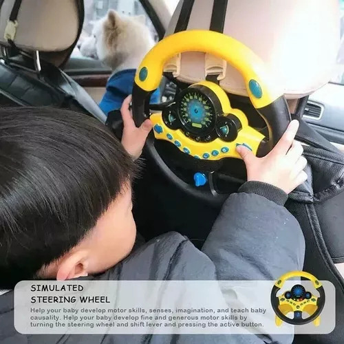 F Volante De Copiloto De Simulación Con Base Para
