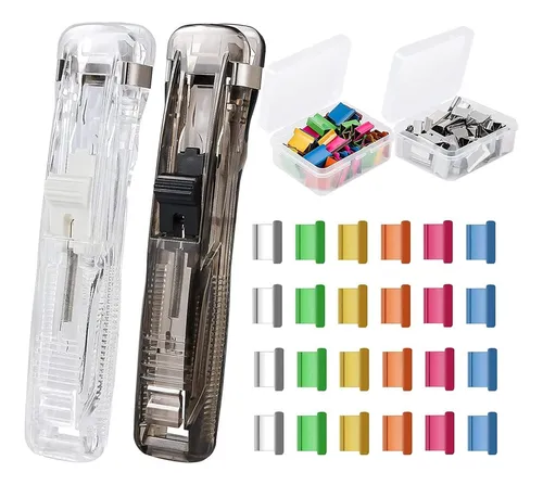 comprar W Dispensador De Clips De Oficina 2 Piezas Con 100 Clips