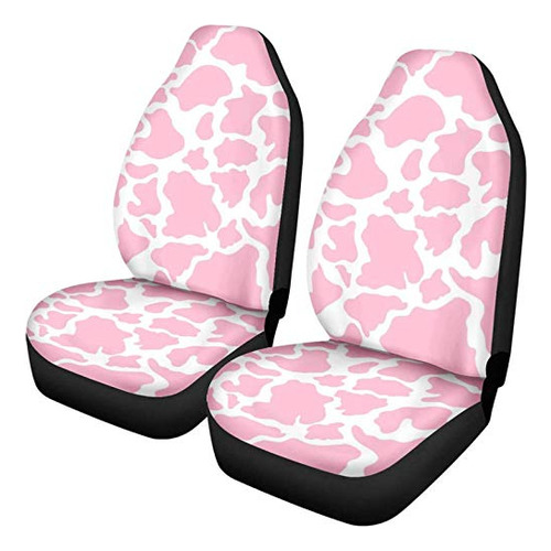 Eleqin Seanative Car Front Seat Covers- 2 Packs Set,pink Cuy