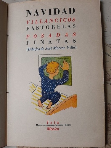 Navidad, Posadas, Pastorelas. Dibujos José Moreno Villa 1945