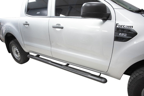 Estribos Maxi Oval Negro Bepo Brasil Ford Ranger 2013+