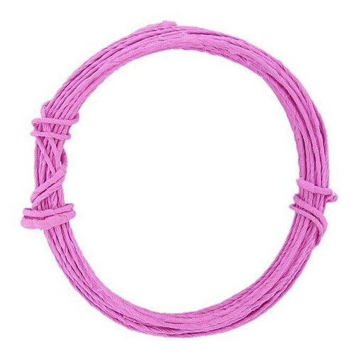 Arame Encapado Para Artesanato - Rosa - 0.65mm - 5 Metros