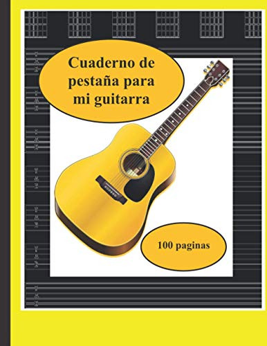 Cuaderno Con Pestañas Para Mi Guitarra