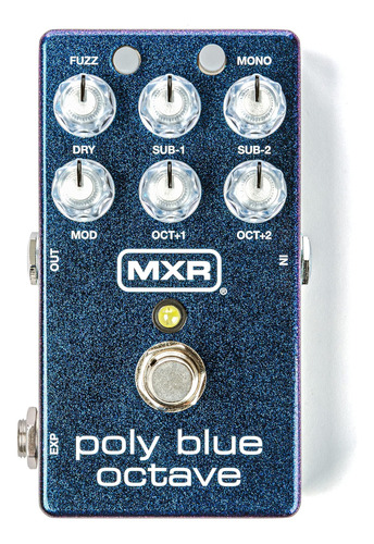 Mxr M306 Poly Blue Octave Pittle Fuzz Y Modulación Multi Efe