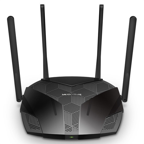 Imagen 1 de 2 de Mercusys Mr70x Router Gigabit Wifi 6 Banda Dual Ax1800 Negro