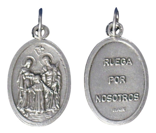 100 Medalla Dije Sagrada Familia Souvenir Italy 22mm