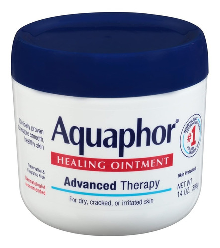 Aquaphor Advanced Therapy Crema Americana Piel Reseca, 14 Oz