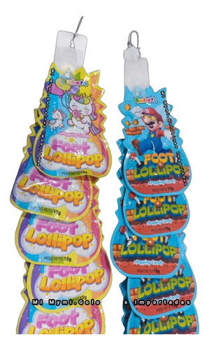 Chupetín Reventón Unicornio Y Mario Bros X 30u Golosinas