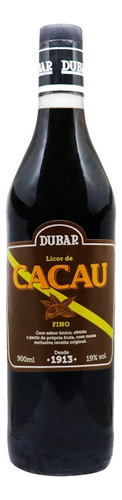 Licor De Cacau Dubar 900ml Fino Original Nacional